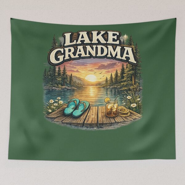 Item preview, Lake Grandma Sunset Dock Shirt | Lake Life Grandma Gift | Funny Cabin Grandma Lake Lover designed and sold by TKOprintdesigns.