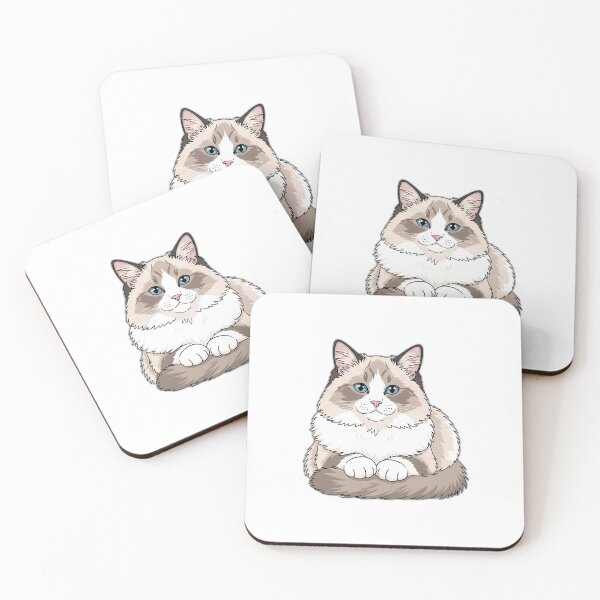 Item preview, Ragdoll Resting Paws Cat Design designed and sold by pumsquare.