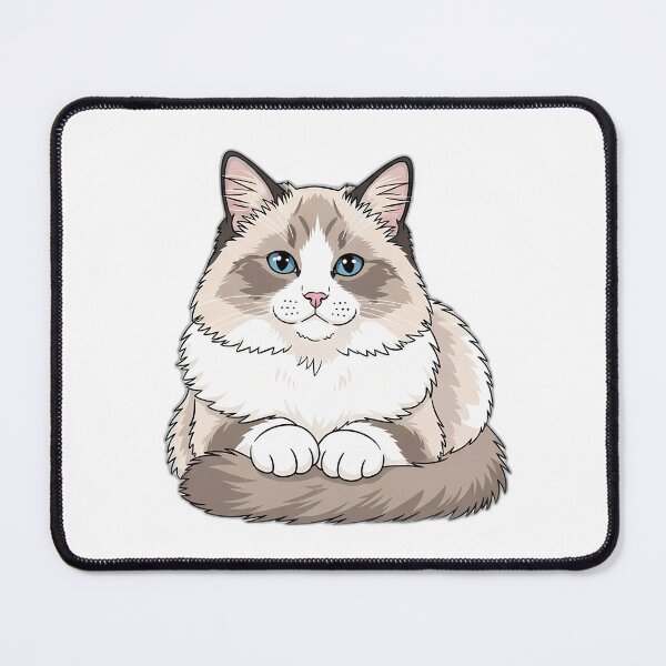Item preview, Ragdoll Resting Paws Cat Design designed and sold by pumsquare.