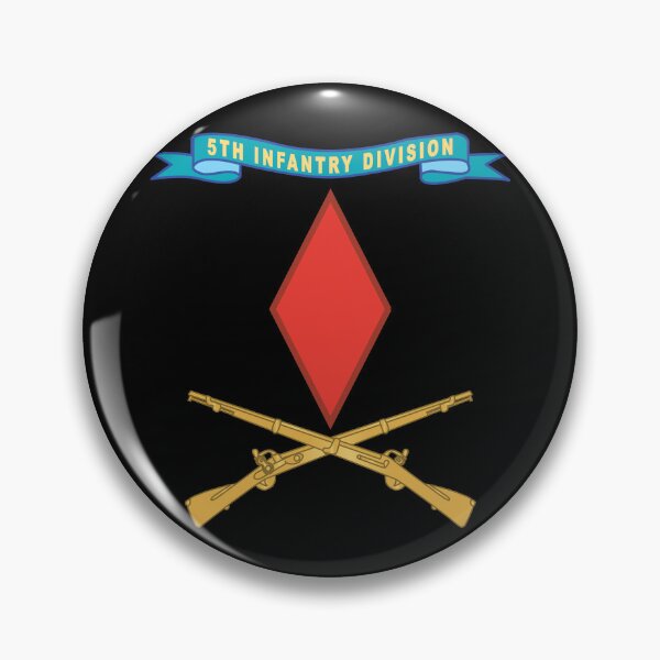 Item preview, Army - 5th Infantry Division - SSI w Ribbon - Br X 300 designed and sold by Military Insignia Products.
