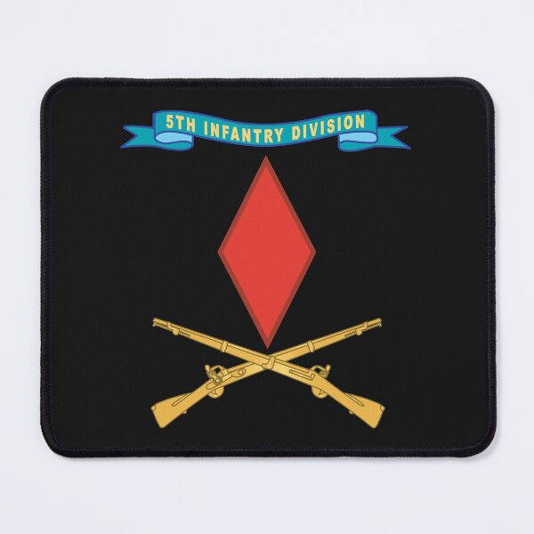 Item preview, Army - 5th Infantry Division - SSI w Ribbon - Br X 300 designed and sold by Military Insignia Products.