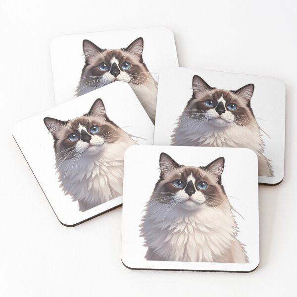 Item preview, Ragdoll Soft Portrait Comfort Cat Design designed and sold by pumsquare.