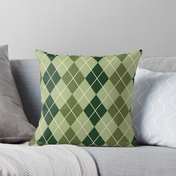 Item preview, Sage Forest - Earthy Boho Argyle Pattern designed and sold by koohstudio.