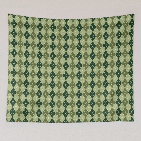 Item preview, Sage Forest - Earthy Boho Argyle Pattern designed and sold by koohstudio.