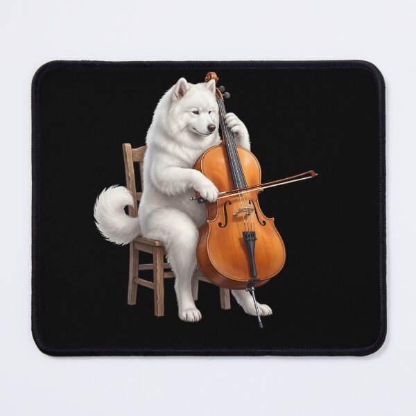 Item preview, Samoyed Playing Cello Player Cellist Dog Lover designed and sold by TerryConnells.