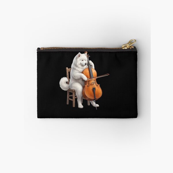 Item preview, Samoyed Playing Cello Player Cellist Dog Lover designed and sold by TerryConnells.
