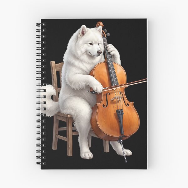 Item preview, Samoyed Playing Cello Player Cellist Dog Lover designed and sold by TerryConnells.