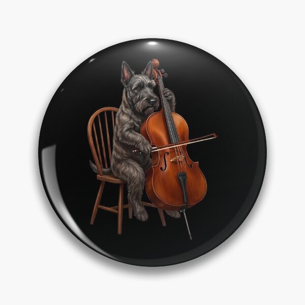 Item preview, Scottish Terrier Playing Cello Player Cellist Dog Lover designed and sold by TerryConnells.