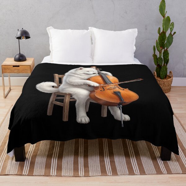 Item preview, Samoyed Playing Cello Player Cellist Dog Lover designed and sold by TerryConnells.
