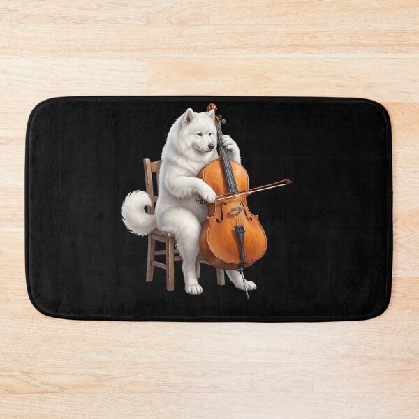 Item preview, Samoyed Playing Cello Player Cellist Dog Lover designed and sold by TerryConnells.