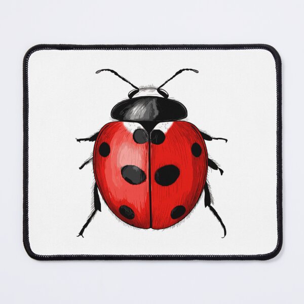 Item preview, Ladybug Vector Illustration | Red Ladybug Insect Graphic | Nature Bug Art designed and sold by WayOutWorks.