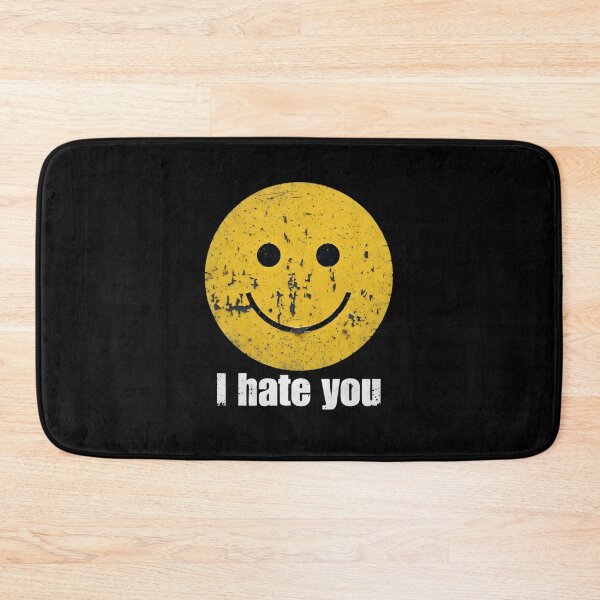 Item preview, Distressed Smiley I Hate You - Funny Harry Meme designed and sold by sapnaela.