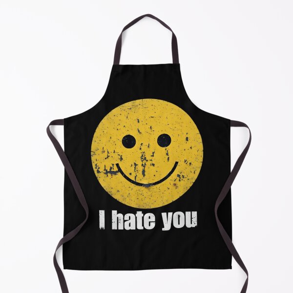 Item preview, Distressed Smiley I Hate You - Funny Harry Meme designed and sold by sapnaela.