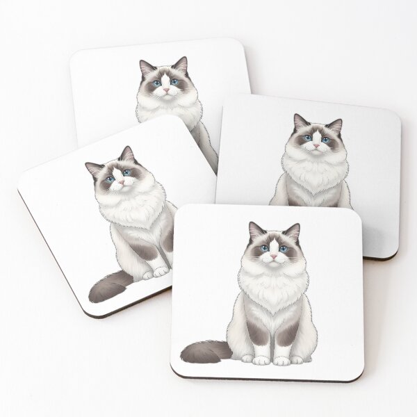 Item preview, Ragdoll Calm Seated Therapy Cat Design designed and sold by pumsquare.