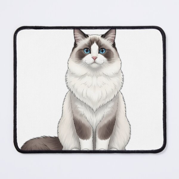Item preview, Ragdoll Calm Seated Therapy Cat Design designed and sold by pumsquare.