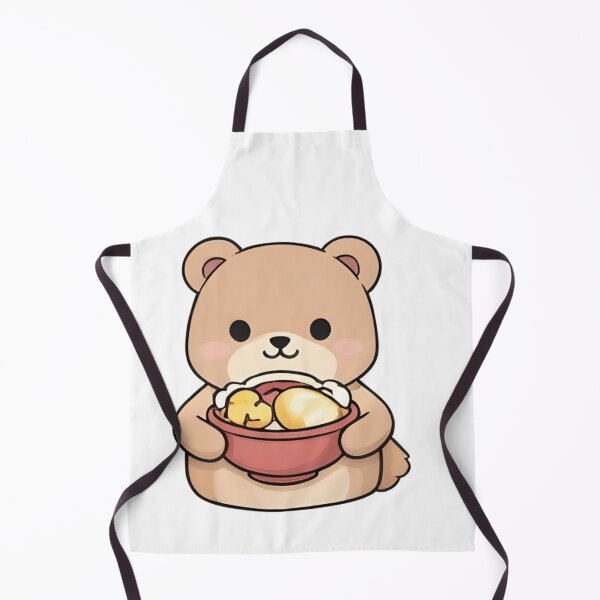 Item preview, Cute Kawaii Bear Eating Japanese Ramen Bowl designed and sold by Trendora90.