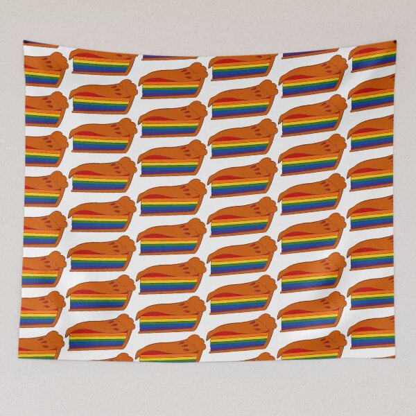 Item preview, Rainbow Slice of Pie Pride Flag designed and sold by HarveyHandcraftsandDesigns.