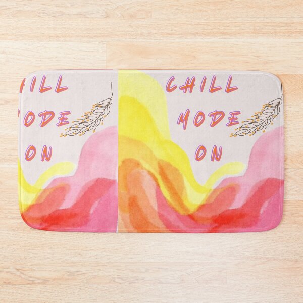 Item preview, CHILL MODE ON– Relaxing Aesthetic Quote Design designed and sold by Richastudio.