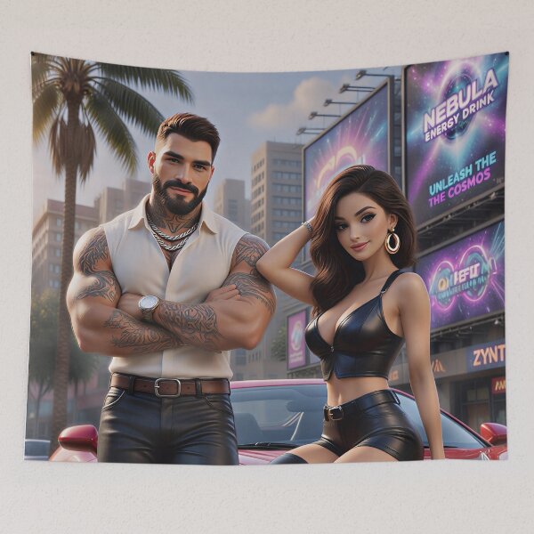 Item preview, Luxury Street Couple – Supercar & City Energy designed and sold by Wildborn74.