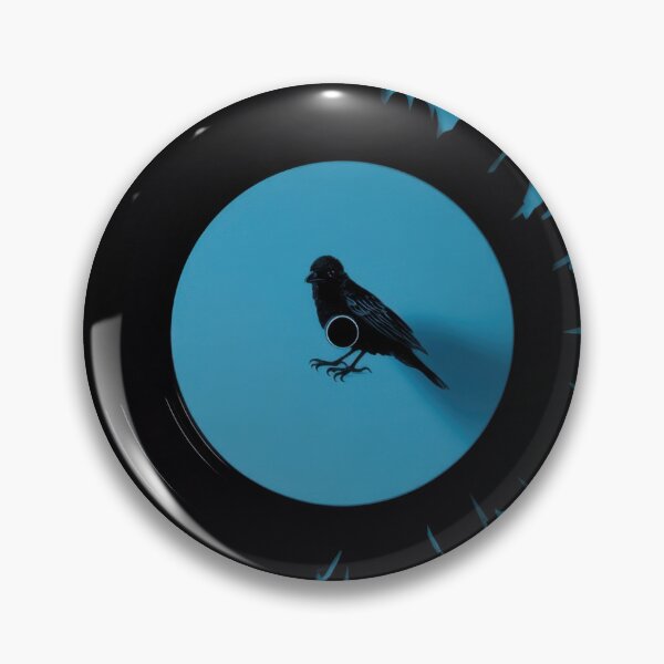 Item preview, Bird on vinyl with blue bg designed and sold by anytka.