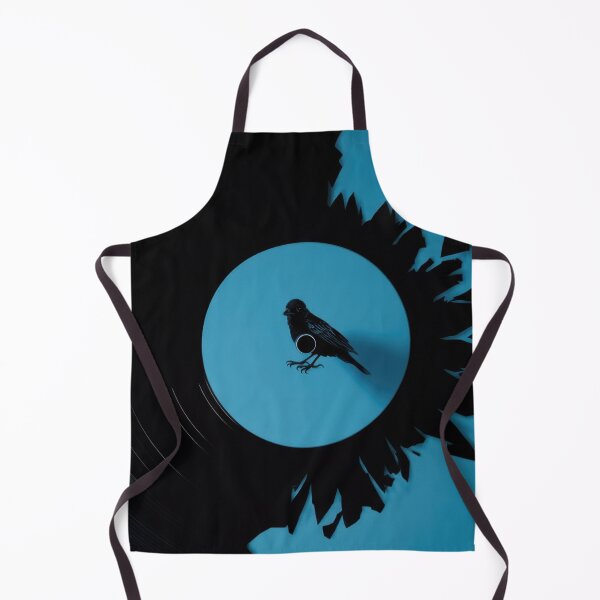 Item preview, Bird on vinyl with blue bg designed and sold by anytka.