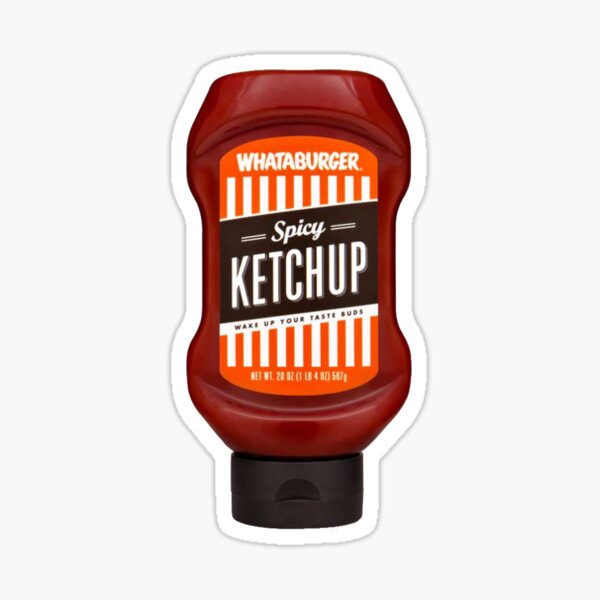 Whataburger Spicy Ketchup Sticker for Sale by madisonbaber