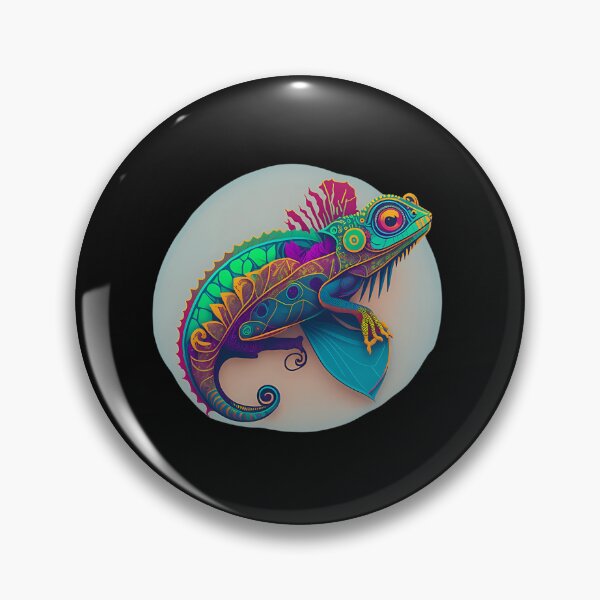 Item preview,  Adaptive Brilliance A Chameleon-Inspired Vector Art designed and sold by khindrei19.