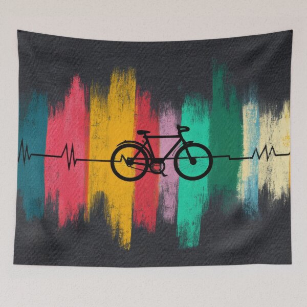 Item preview, Bicycle art with sound waves designed and sold by anytka.