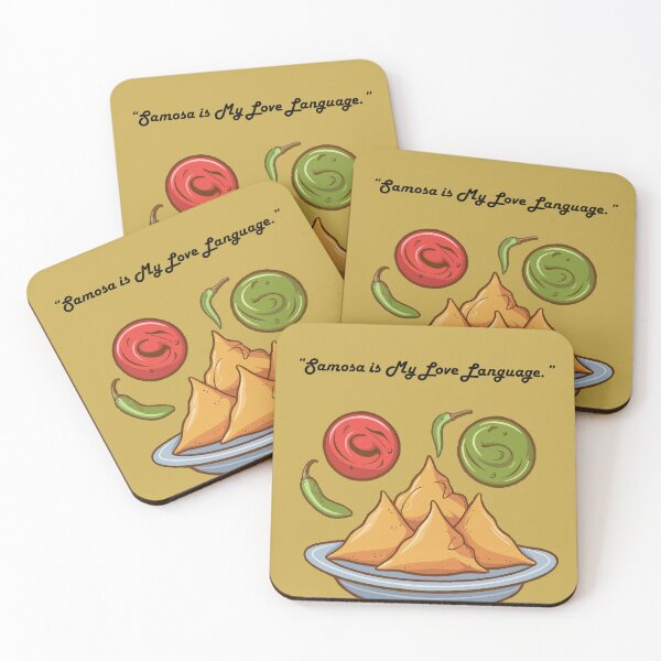 Item preview, Samosa Is My Love Language – Funny Indian Food Lover Quote Illustration designed and sold by PRFashions.