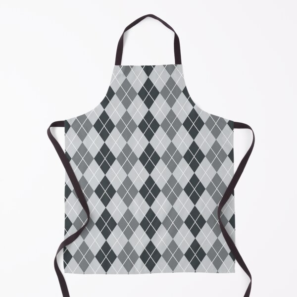 Item preview, Charcoal Silver - Minimalist Urban Argyle Pattern designed and sold by koohstudio.
