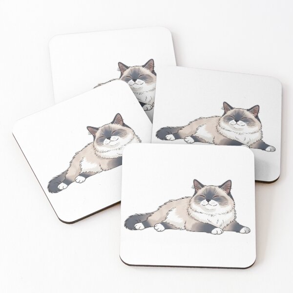 Item preview, Ragdoll Slow Blink Cat Design designed and sold by pumsquare.