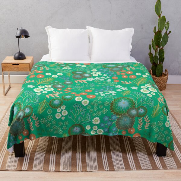 Item preview, Enchanted Emerald Whimsical Meadow designed and sold by phatlizzardart.