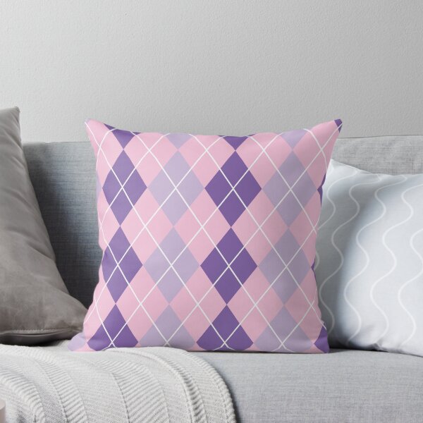 Item preview, Kawaii Lavender - Dreamy Pastel Argyle Pattern designed and sold by koohstudio.