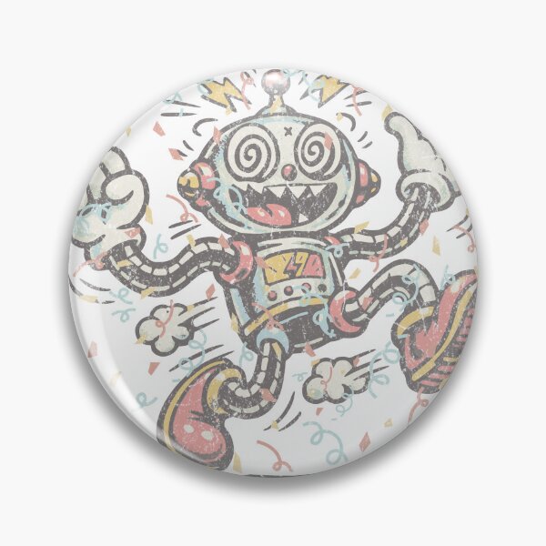Item preview, Just A Little Hyperactive – Funny Robot designed and sold by Proto Lab Studio.