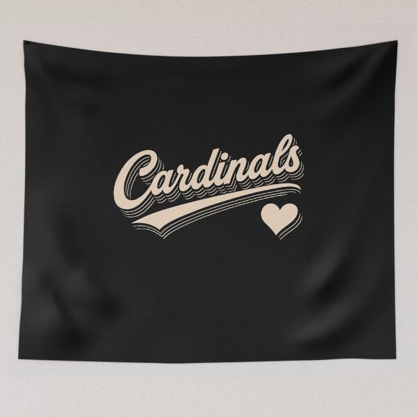Item preview, Vintage Cardinals Script Typography Cute Heart Gifts For Men Women Kids boy girl designed and sold by ArmyAbodo.