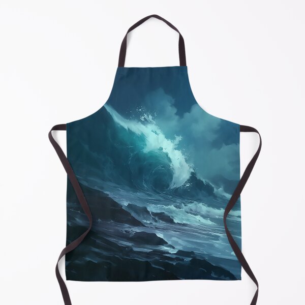 Item preview, Towering Ocean Wave Crashing Storm Coast designed and sold by Christian Weiss.