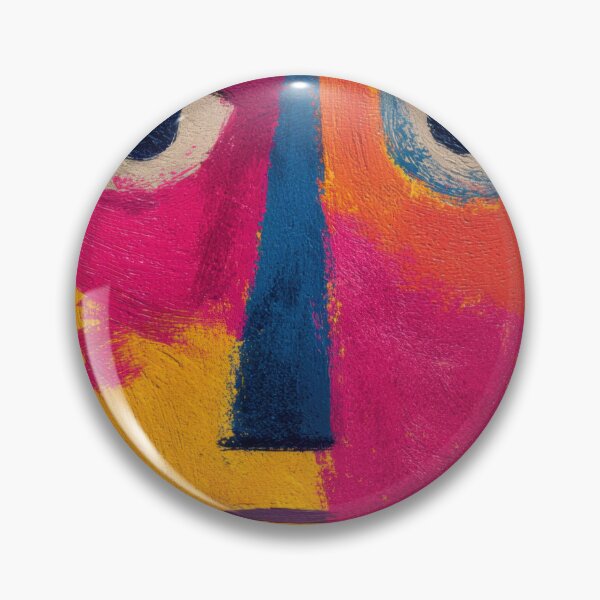 Item preview, Colorful face art with bold features designed and sold by anytka.