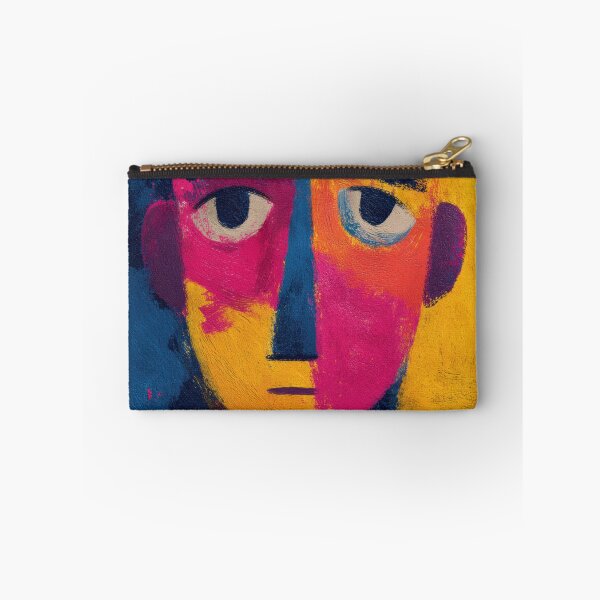 Item preview, Colorful face art with bold features designed and sold by anytka.
