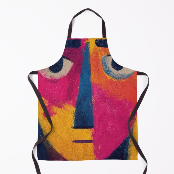Item preview, Colorful face art with bold features designed and sold by anytka.
