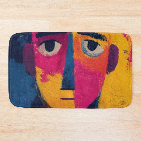 Item preview, Colorful face art with bold features designed and sold by anytka.