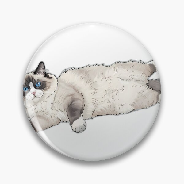 Item preview, Ragdoll Boneless Side Cat Design designed and sold by pumsquare.