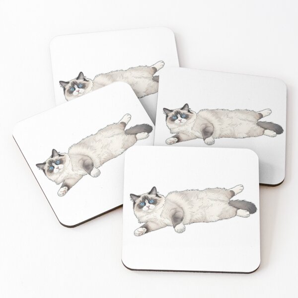 Item preview, Ragdoll Boneless Side Cat Design designed and sold by pumsquare.