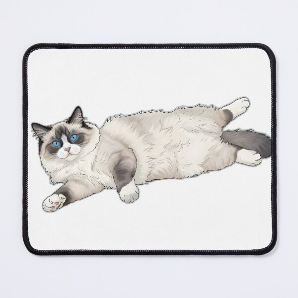 Item preview, Ragdoll Boneless Side Cat Design designed and sold by pumsquare.