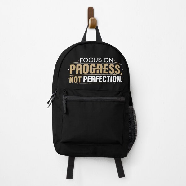 Item preview, Focus on Progress Gold Quote Art designed and sold by ezdsigns.