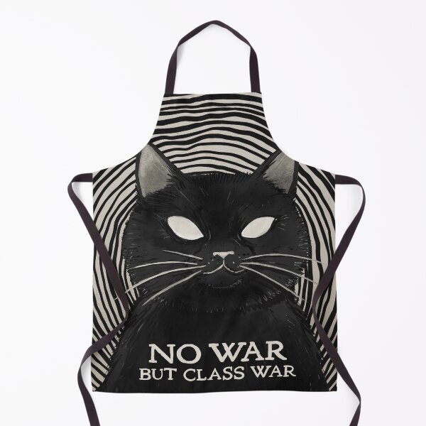 Item preview, No War But Class War Cat designed and sold by lauragraves.