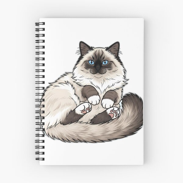 Item preview, Ragdoll Lazy Side Roll Cat Design designed and sold by pumsquare.