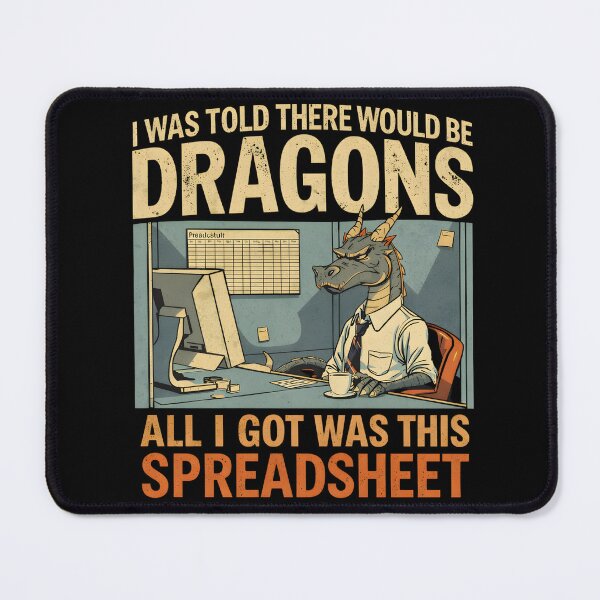 Item preview, I Was Told There Would Be Dragons Spreadsheet designed and sold by LunaMagicStudio.