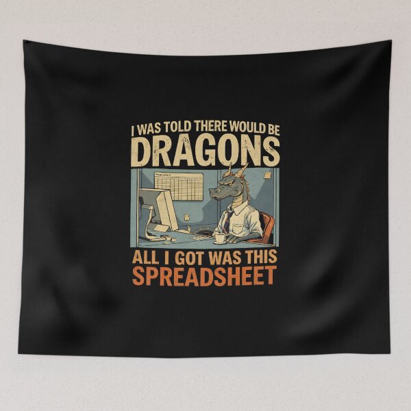 Item preview, I Was Told There Would Be Dragons Spreadsheet designed and sold by LunaMagicStudio.