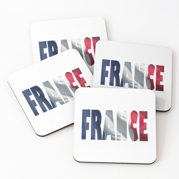 Item preview, French Typography with French Flag – Patriotic French Design designed and sold by dkza.
