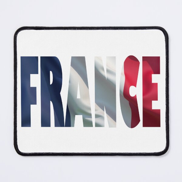 Item preview, French Typography with French Flag – Patriotic French Design designed and sold by dkza.